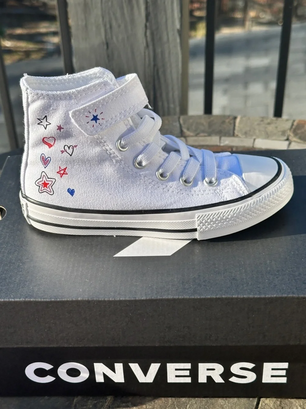 Converse CTAS Hi White Canvas Casual Girls Sneaker Youth Kids 11K | 12K | 2Y NEW
